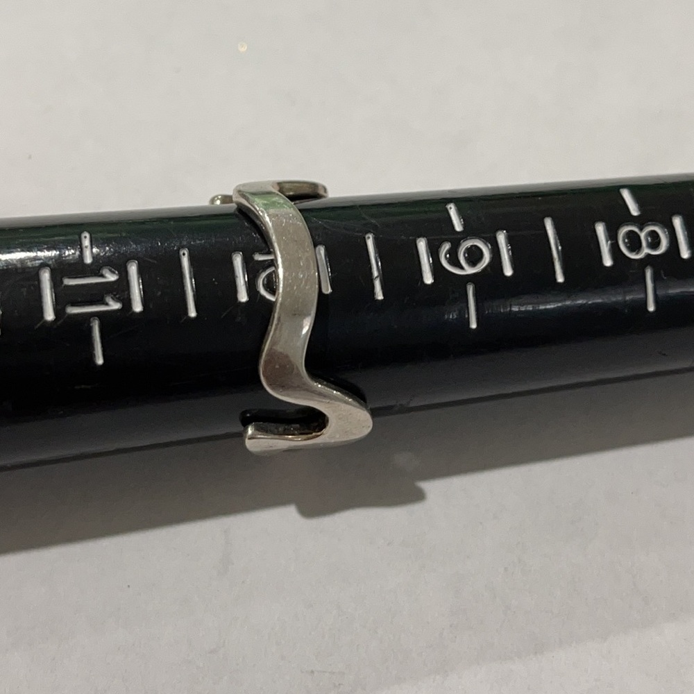 925 Sterling Silver Waves Ring - image 5